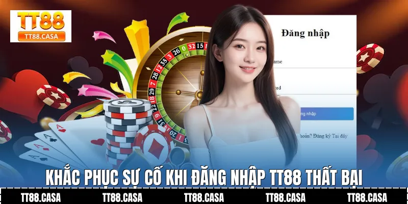 Khắc phục sự cố khi Đăng Nhập TT88 thất bại